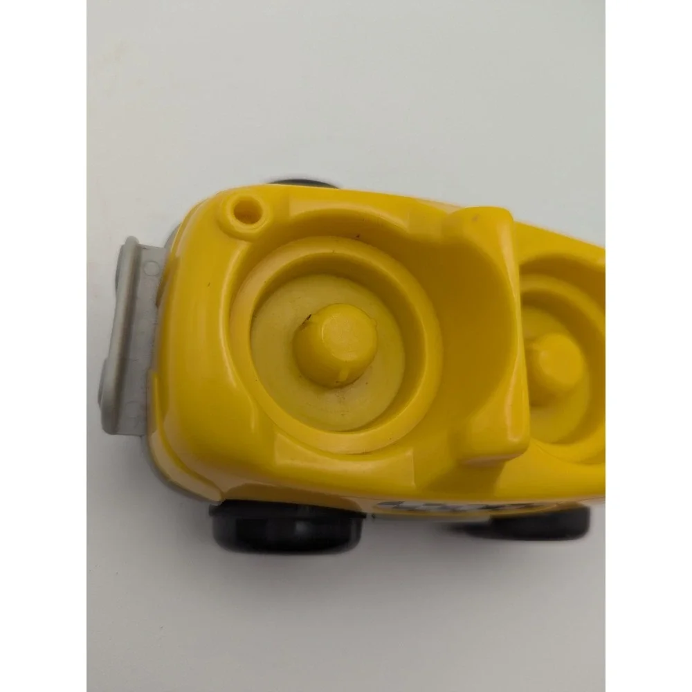 Fisher Price Little People Yellow Taxi Cab‎ Car 2 Seater 2001 Mattel Toy Vehicle